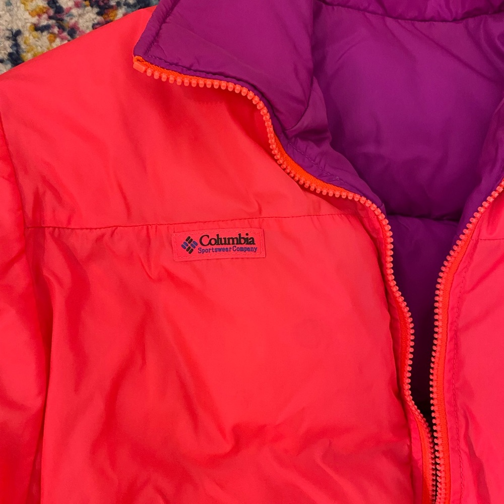 Columbia reversible ski coat